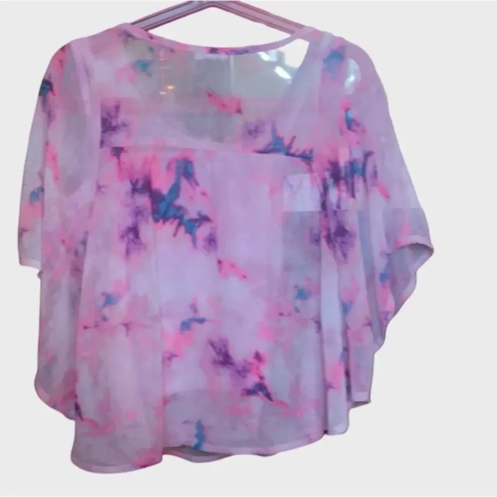 Justice Boho Style Pink Top